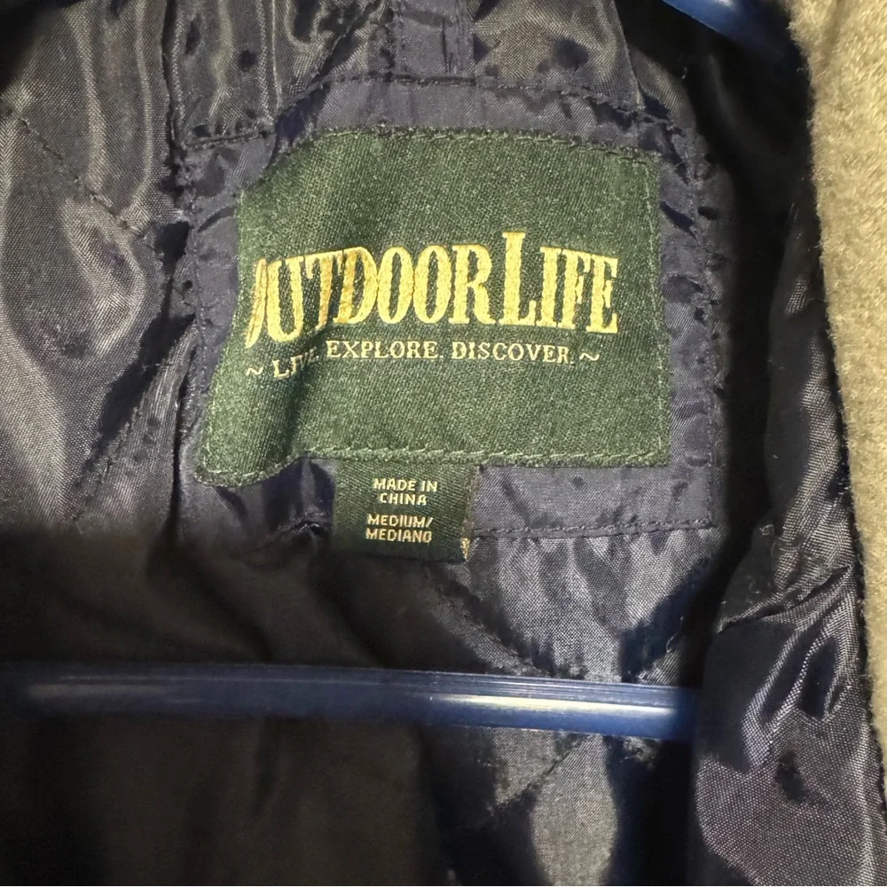 Men’s outdoor life hooded jacket size M - Picture 2 of 4